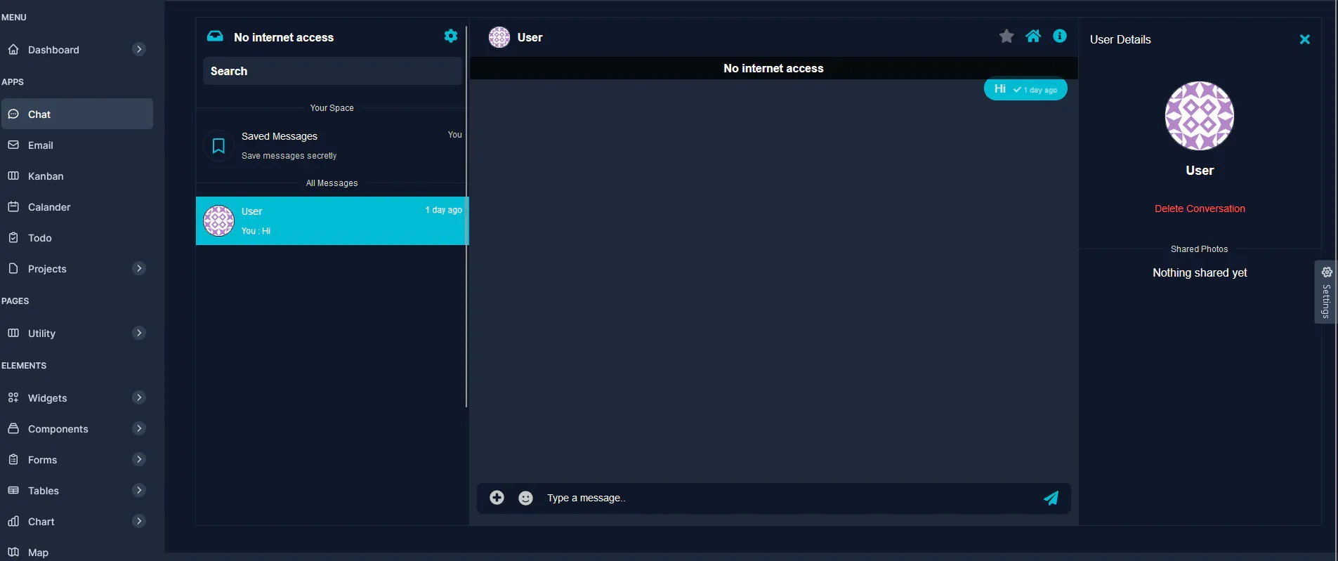 chatify laravel app
