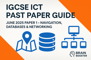 🛰️ IGCSE ICT June 2025 Paper 1 (0417/11) – Navigation Systems, Databases & Networks