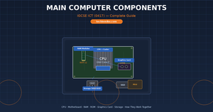 Main Computer Components Guide ICT
