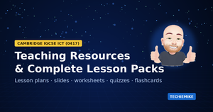 Techie Mike - teaching resources